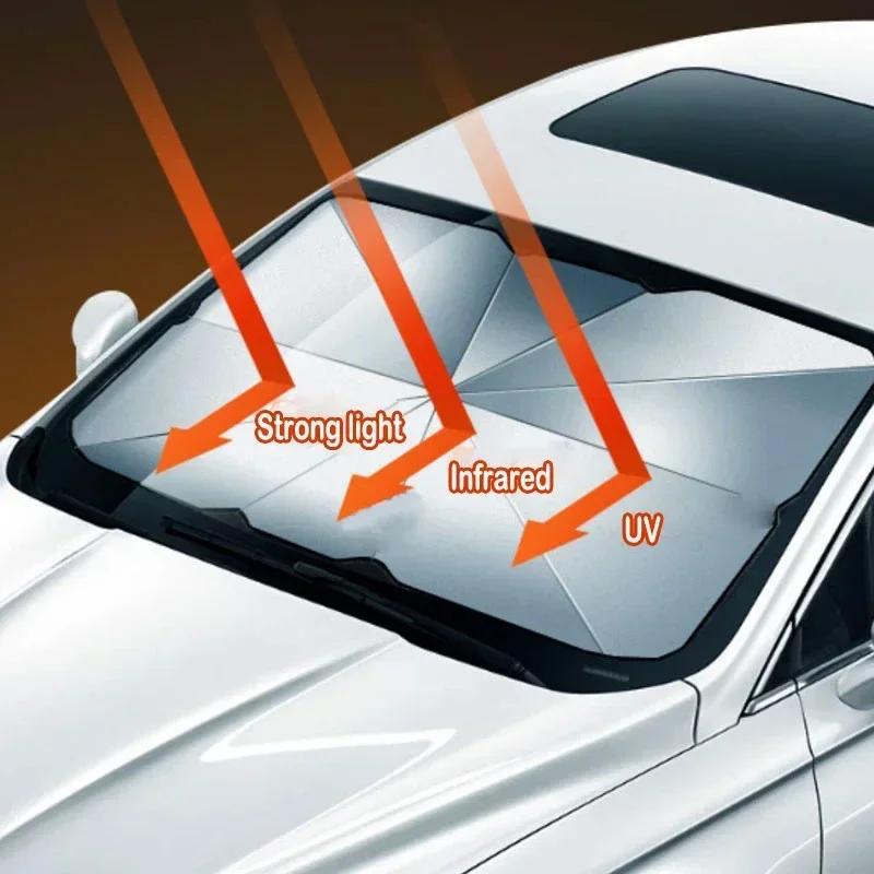 cydk9 2026 Hot Interior Stickers Car Heat Insulation Covers Sunshade Umbrella Auto Accessories For Lexus RX300 RX450 EX300h IS200 IS25