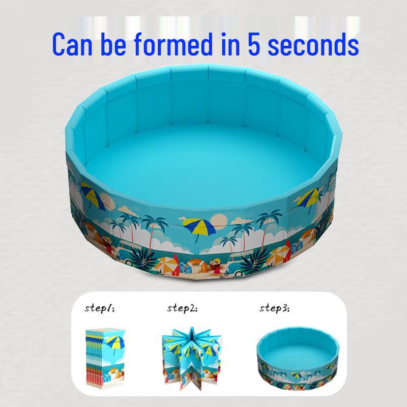 Xujian Foldable Inflatable-Free Kids Swimming Pool