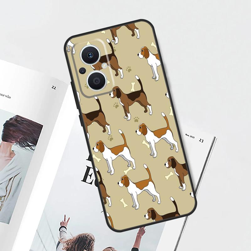 Beagle Puppy Dog Case For OPPO Reno 14 13 10 11 12 F 15 Pro 13F 14F 15F 7 8 Lite OPPO Find X9 X8 X5 Pro Cover