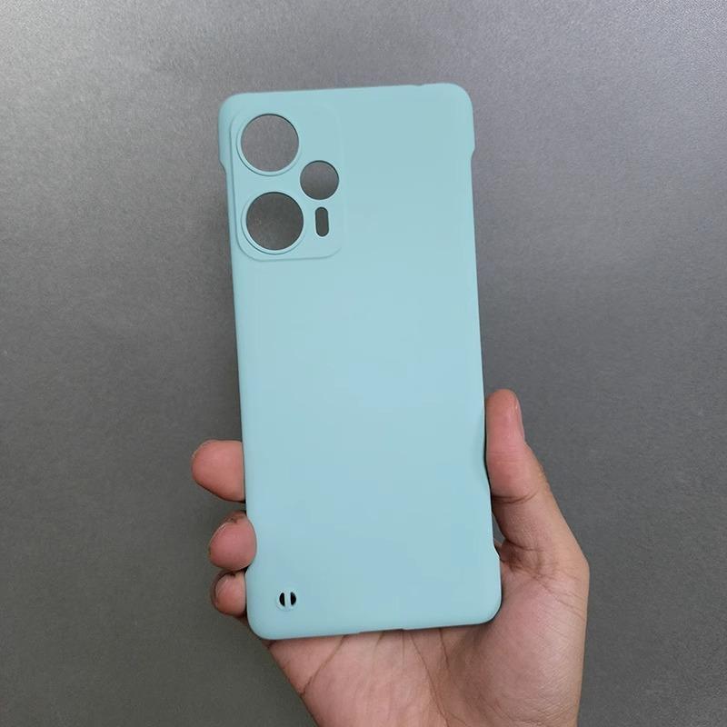 Solid Color Slim Frameless Phone Case For Xiaomi Poco X6 M4 Pro Redmi Note 14 Pro 13 Pro+ 12 Pro Heat Dissipate Shockproof Cover