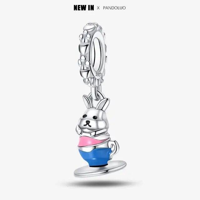 Novità Elementi Musicali Set da Tre Pezzi Perline Charm Si Adatta Nuovo Bracciale Argento 925 Donne Ciondolo Perla Gioielli Regalo