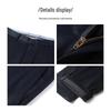 MONTAGUT Men's Straight-Fit Casual Trousers