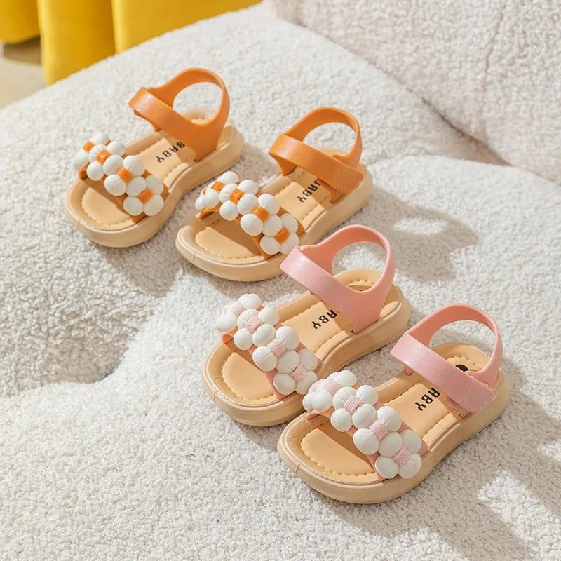 New Children's Slippers Summer Girls and Boys Bathroom Home Anti Slip Beach Shoes Soft Soled Baby Sandals