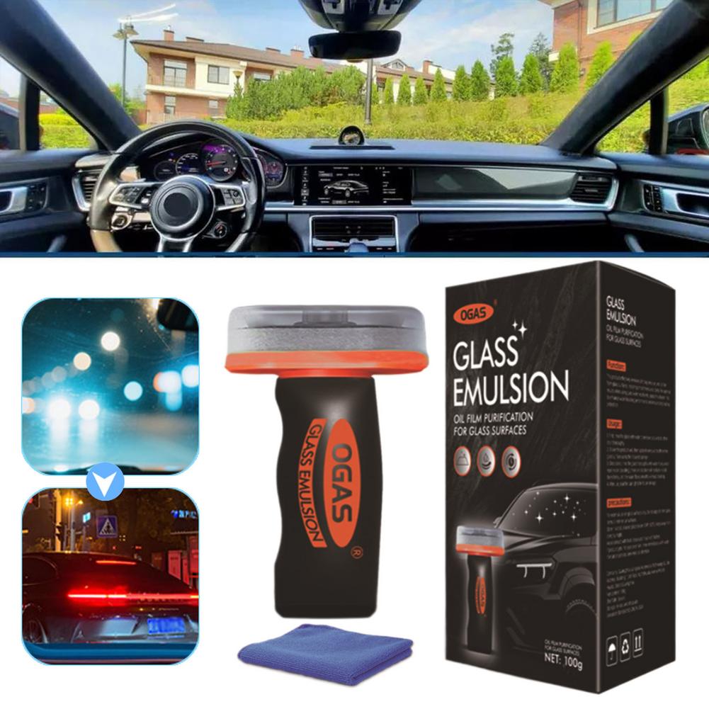 Car Glass Cleaner Gel & Foam Windshield Watermark Remover Anti-Fog Coating Fast Cleaning For Car Windows Safe Rainproof