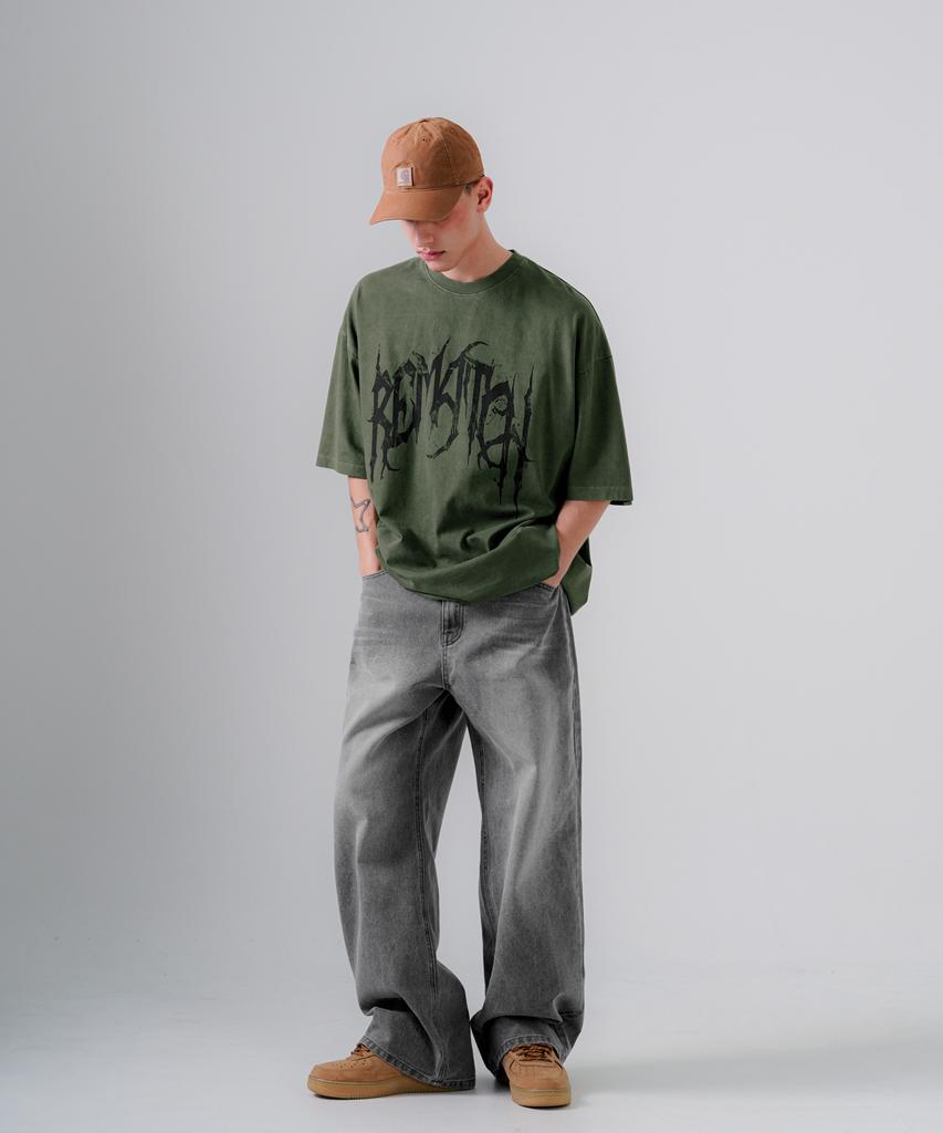 Ezcaton [Set] Rematch + Nominees Pigment Short Sleeve T-Shirt (Kmst6781+Shst6789) (A Type)