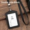 Card Holder Office Business Credit Card Holder With Neck Lanyard Badge Card Case Name ID Card Cover