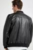 Stylish Casual Biker Wear Fit  Black Leather Jacket Men Bomber Pure Lambskin Handmade