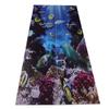 2pcs Door Sticker Underwater World Pattern Frosted Texture Self Adhesive Waterproof 3D Door Poster for Home