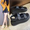 Fashion Women's Roman Sandals with Astronomical Optical Shoes, Casual and Comfortable Thick Sole Height Increase, Summer, 2025