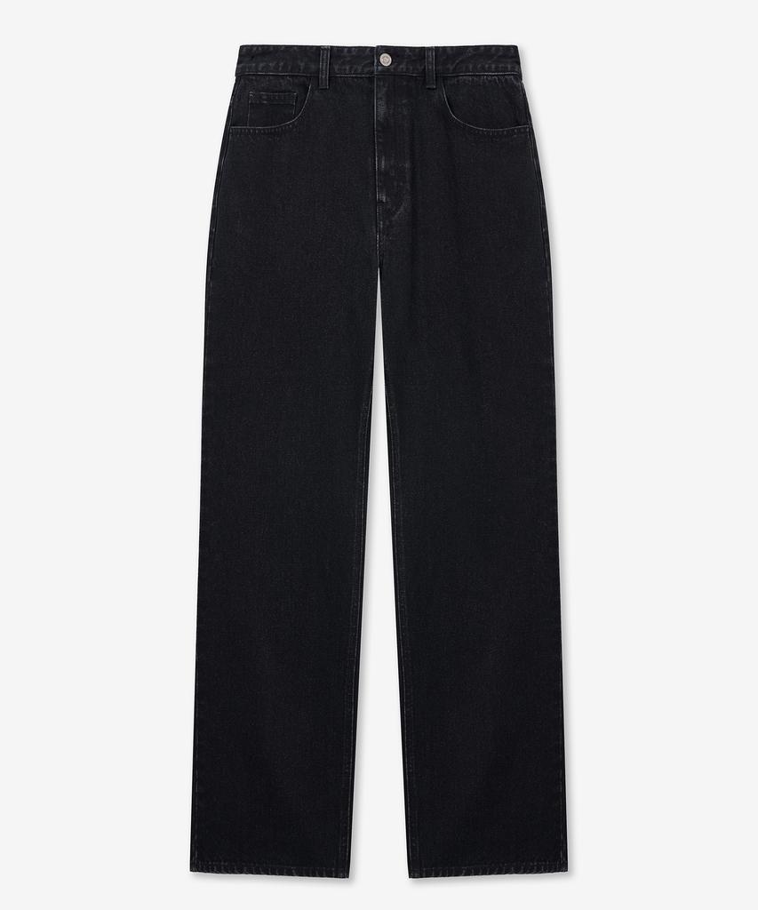 Tienjiti Straight Fit Denim Pants (Black) Tnpa6E106Bk