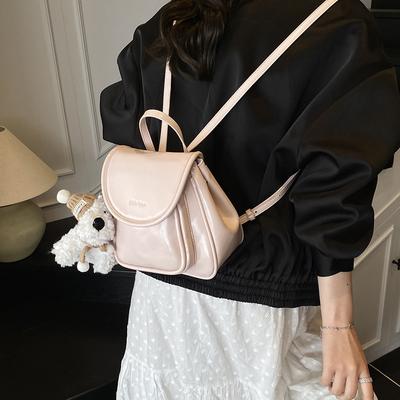 Spring and Summer Small Backpack Bag Women's 2025 New Trend Fashion Backpack Versatile College Style Travel Bag Schoolbag