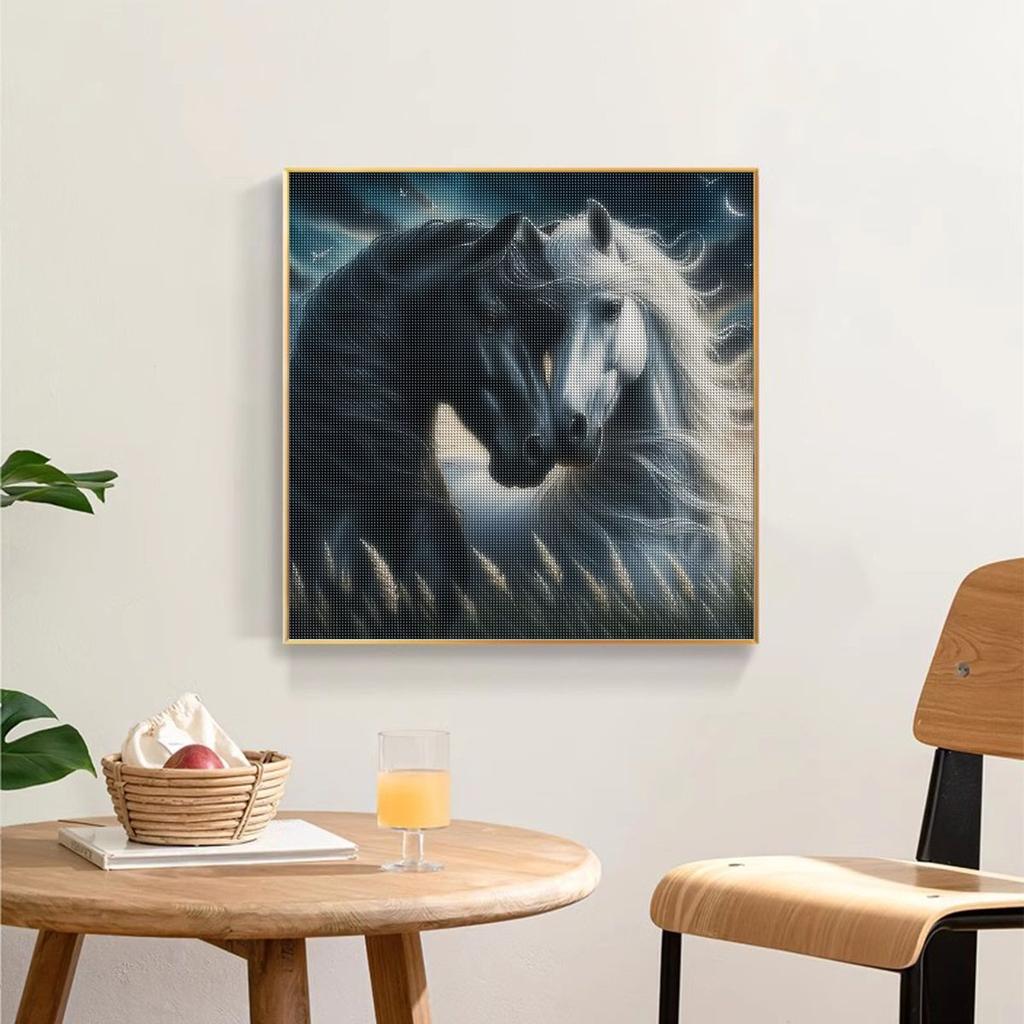 Diamond Mosaic Horse Full Square Round Diamond Painting Animal Art Home Decoration Craft Kit
