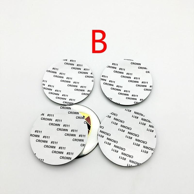 4Pcs 65mm Car Wheel Center Hub Caps Cover Logo Badge Emblem Sticker