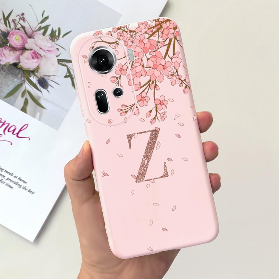 Für Oppo Reno 11 5G Hülle Reno11 F Niedliche Kronen Buchstaben Abdeckung Weiche Silikon Handyhülle Für Oppo Reno11 Pro Reno 11F Rückseite Taschen