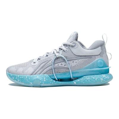 Li Ning Flash 8 Premium Summer Edition Dämpfung Rutschfest Abriebfest Stützend Low-Top Basketballschuhe Herren Sneaker Antarktisgrau ABAS015-2