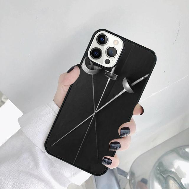 

Fencing Sport Phone Case Cover For iPhone 17 Air 15 16 14 11 12 13 Pro MAX Plus Coque iPhone 13