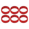 6Pcs Dart Flight Wing Savers Protectors Aluminum Alloy Dart Wing Corrector Dart Shaft Protector Dart Flights Rings Set