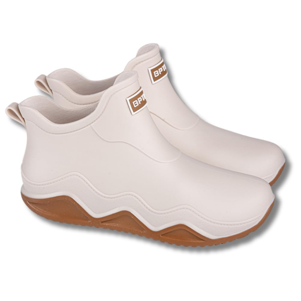 ALVEIN Waterproof Rain Easy to Walk Perfect for Outdoor and Fishing Japanese Shoe Women's Boots, Short, Typhoon-Proof, Low-Cut, Lightweight, in,