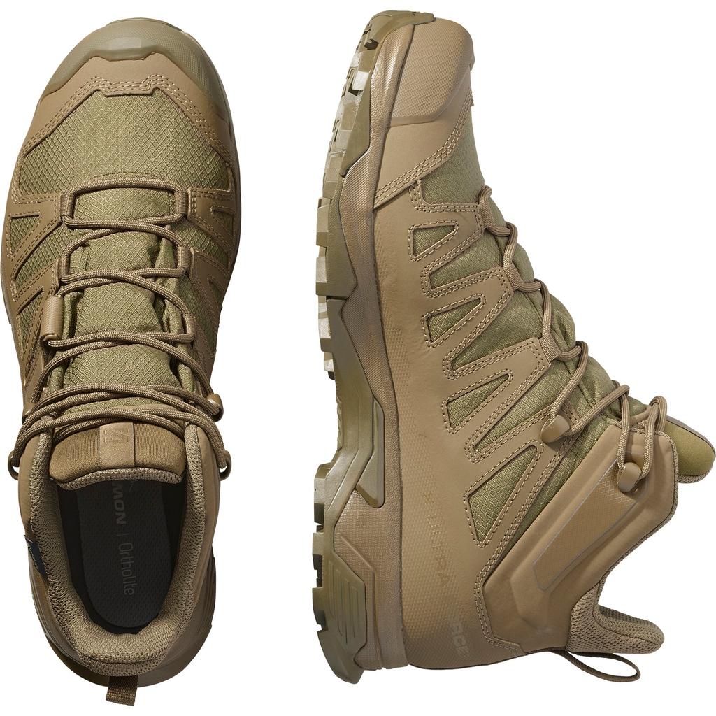 SALOMON X Ultra Forces Leather Breathable Waterproof Abrasion Resistant Crew Outdoor Boots Unisex 478752