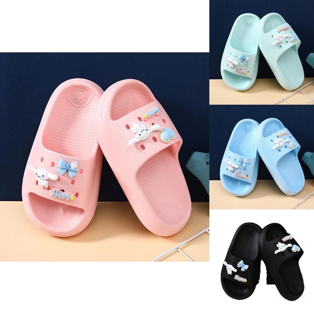 Comfortable Eva Cartoon Style Girls Indoor Slippers Non-slip Soft Sole For All Seasons