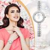 Cute, Sparkling Analog Watch for Women: Pearl and Diamond Design, Waterproof Strap, Adjustable Length, Casual, Business, Fashion Watch - Perfect Gift