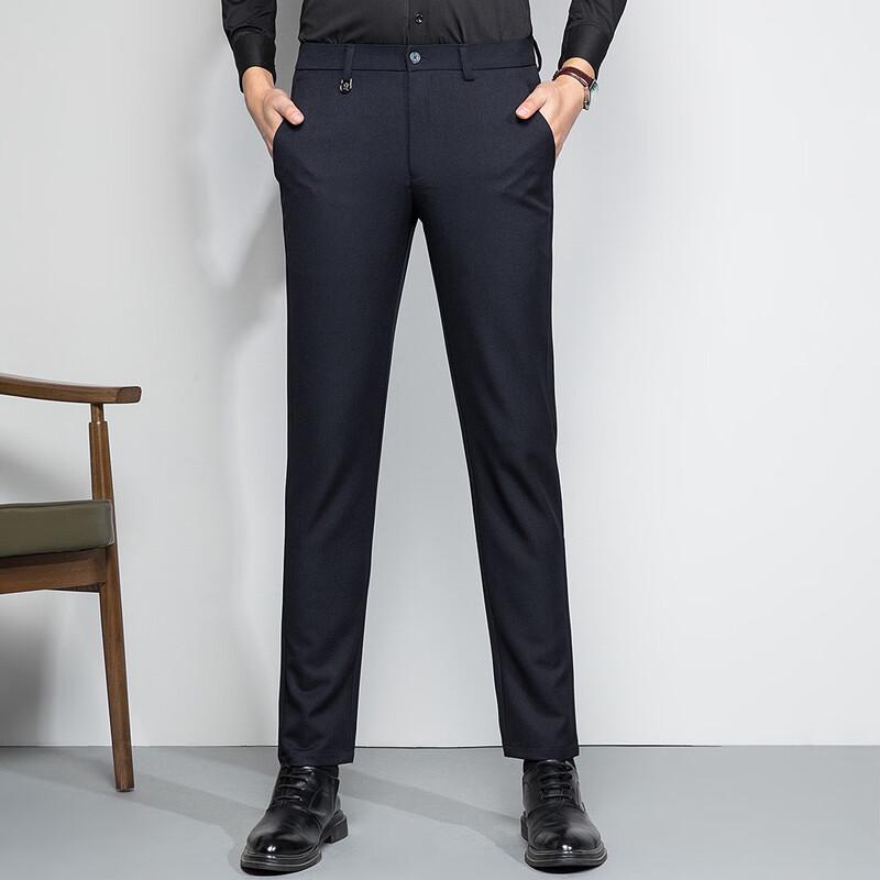 MONTAGUT Men's Spring/Autumn Straight-Fit Casual Business Pants