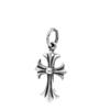 Gin no Cross Pendant No Silver Lily [Shinjuku Kura] Pendant, Flare, Reversible, Top, Chain, 925, Cross,