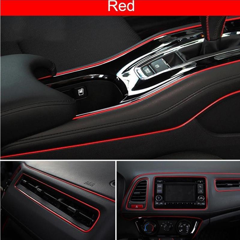 5M Car Diy Interior Decor Door Sticker Moulding Styling Strip Trim Line