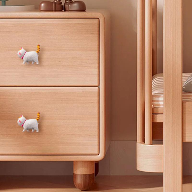 Animal Knobs For Cabinets And Drawers Cat Drawer Pulls And Knobs For Kids Boys Girls Decorative Dresser Knobs For Kitchen