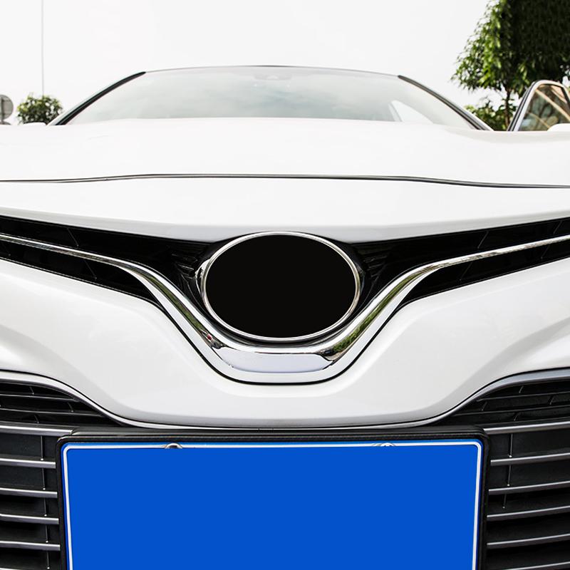 For Toyota Camry XV70 2018 Camry 70 Hybrid Car Front Grille Trim Frame Cover Trim Accessories