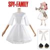 Striking Spy×family Anya Forger Cosplay Costume White Dress