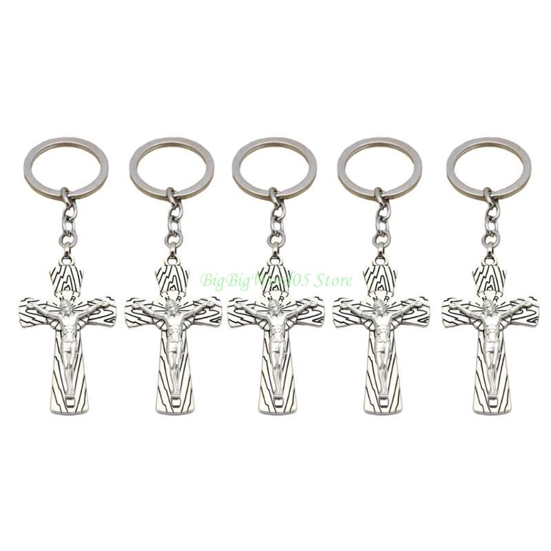24TE Keychains Rings DIY Car Hanging Simple Jewelry Handmade Gift