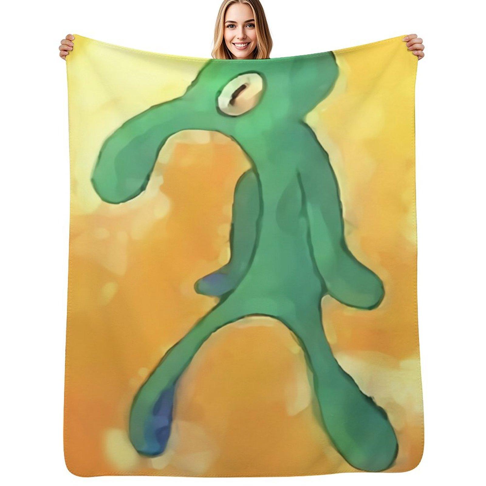 Bold and Brash Throw Blanket Decorative Soft Throw Blanket for Couch Sofa Size: 75*100cm, Weight: 230 GSM