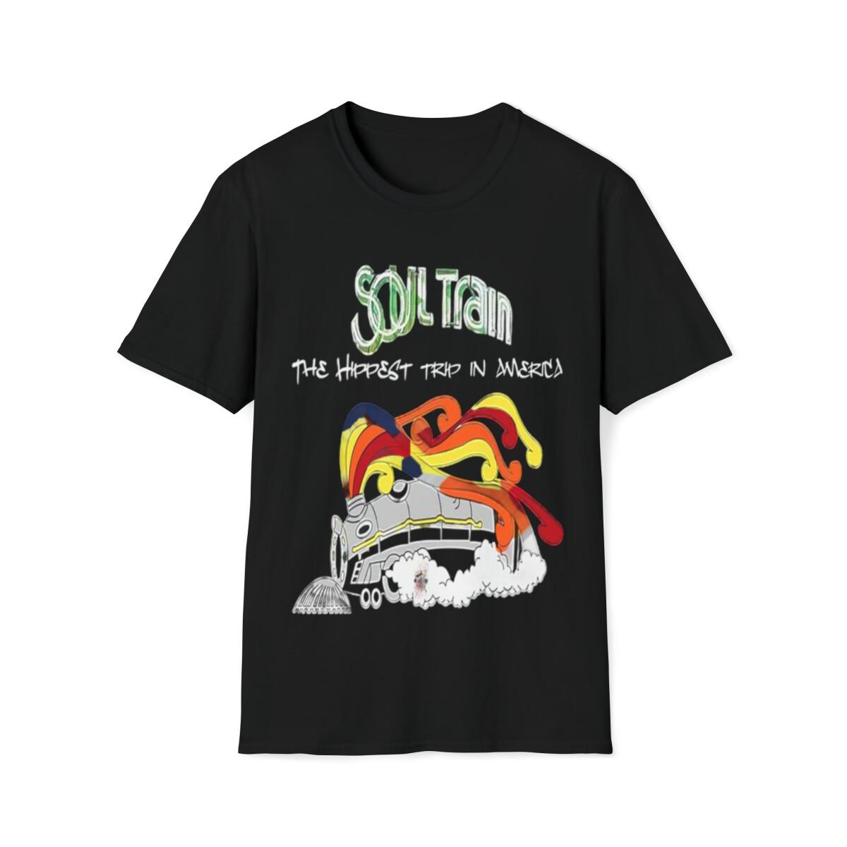Soft Cotton T-Shirt Mens Womens Tees Top. Soul Train L