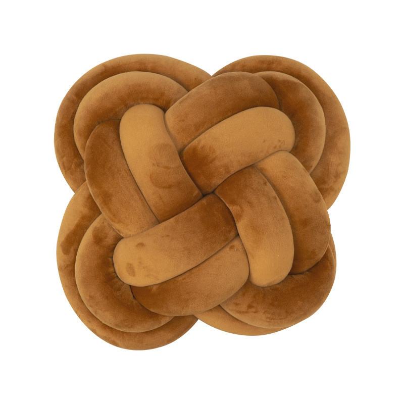 Modern Minimalist Knit Pillow With Soft Plush Cover For Living Room Decor