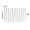 12 Piece Set Christmas Tree Decoration Icicle Ornaments Unique Display