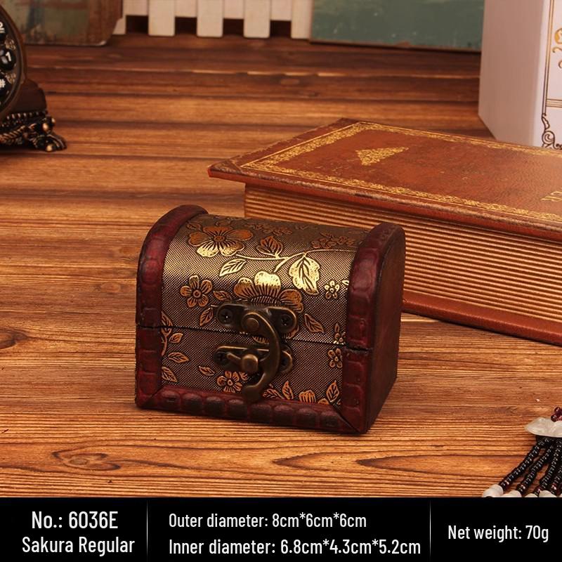 European Vintage Small Jewelry Storage and Gift Box