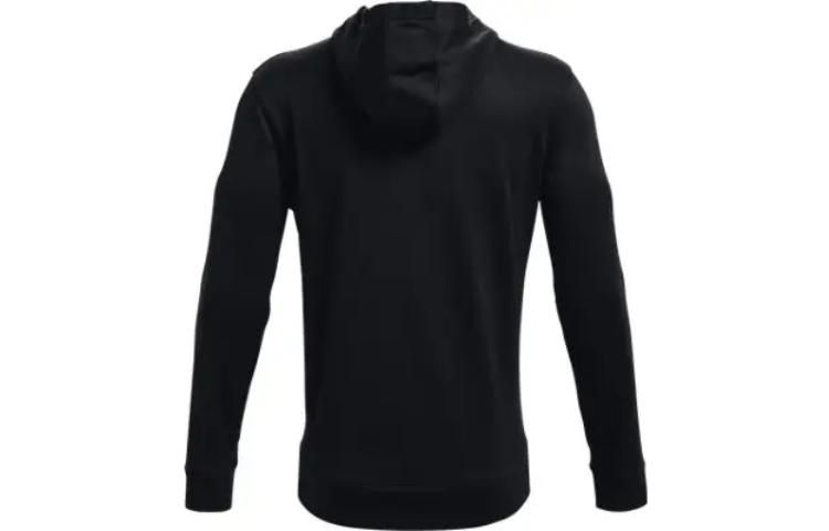 Under Armour Sweatshirts Men's Black Hooded Moderate Regular 1366259-001