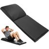 Adjustable Anti-Slip Sit-Up Bench-Foldable Comfortable Portable Abdominal Exercise Mat with PU Leather & Foam for Home Gym
