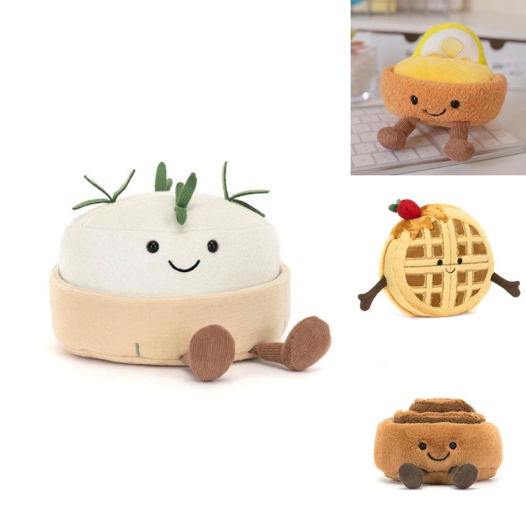 Peluche Torta Formaggio Fragola Limone Per Bambini E Collezionisti