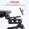 ULANZI F22 Magic Quick Release Double Ball Head with Adapter with Screws On Both Adjustable Monitor 5kg Weight Aluminum Alloy Compatible with LED Fill
