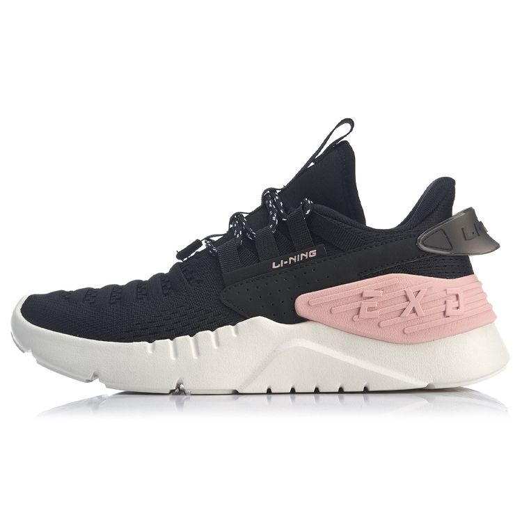

Li Ning EXD IV Интегрированные трикотажные дышащие классические повседневные спортивные туфли женские кроссовки черные AGCP094-1 35⅔