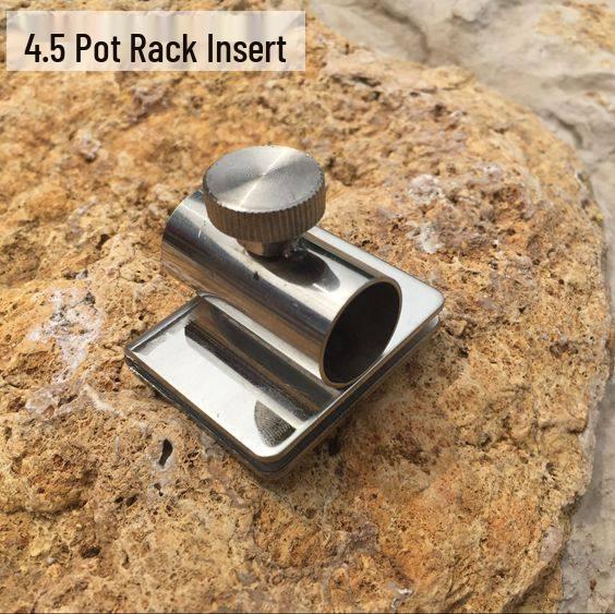 DIY Fishing Platform Cannonball Rod Holder - Universal Adjustable Stainless Steel Nut & Horn Lamp Holder Accessories