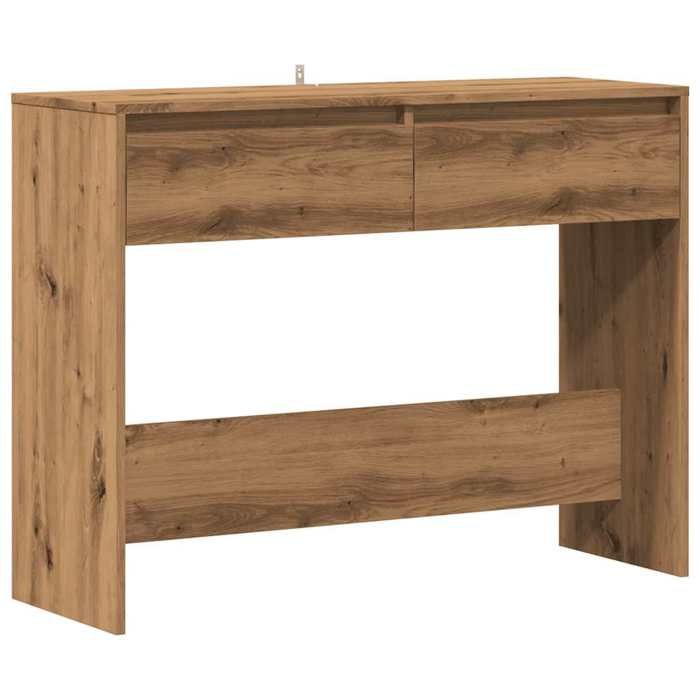 VidaXL Console Table Artisan Oak 100x35x76.5 Cm Engineered Wood, Sofa End Table, Hallway Tables, Support of 856785