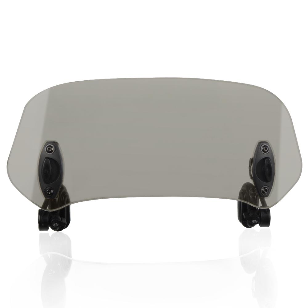 Motorcycle Windshield Extension Adjustable Spoiler Clamp-On Windscreen Deflector FOR BMW R1200GS R1250GS CRF1000L CRF1100L ADV