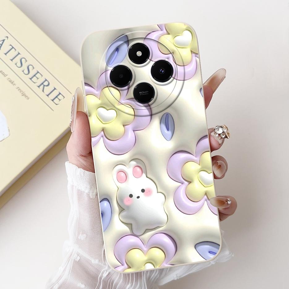 For Xiaomi Redmi 14C Case PocoC75 Cute Panda Cartoon Cover Soft TPU Phone Case For Xiaomi Poco C75 C 75 Redmi14C Back Cover Bags