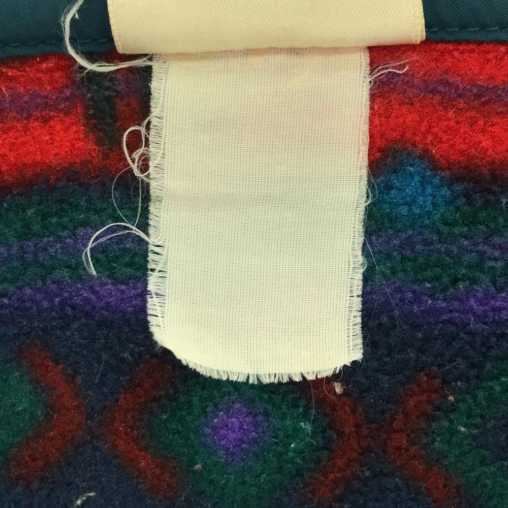 L.L.Bean 80s vintage Overall handle Fleece jacket Green x red Outdoors Men's Used