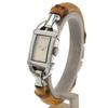 Gucci Uhren 6800L Elfenbeinfarbenes Zifferblatt Edelstahl/Bambus Quarz Analoganzeige Damen Gebraucht