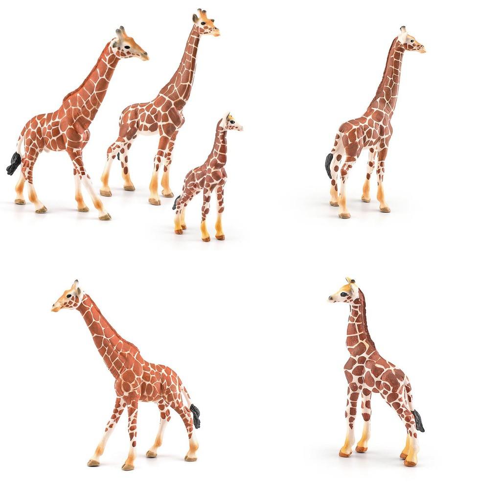 Natureinspired Giraffe Model Pvc Toy For Kids Educational And Collection Use