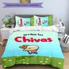 USA FC 3pcs Bedding Set Duvet Cover Closure Includes 1 Duvet Cover & 2 Pillowcases for All Seasons Bedroom Home Dorm Decor